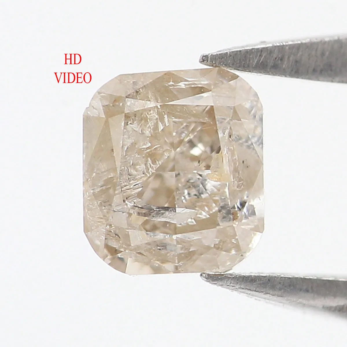 0.53 CT Natural Loose Cushion Shape Diamond Grey Color Cushion Cut Diamond 4.50 MM Natural Yellow Color Cushion Brilliant Cut Diamond LQ7447