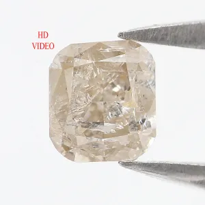 0.53 CT Natural Loose Cushion Shape Diamond Grey Color Cushion Cut Diamond 4.50 MM Natural Yellow Color Cushion Brilliant Cut Diamond LQ7447