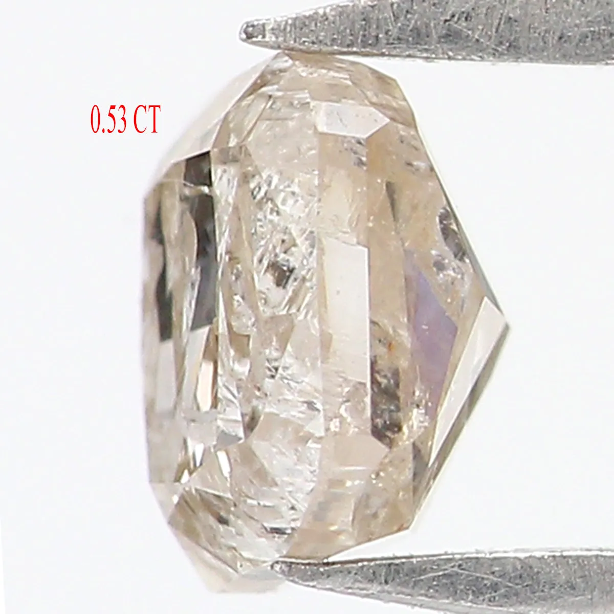 0.53 CT Natural Loose Cushion Shape Diamond Grey Color Cushion Cut Diamond 4.50 MM Natural Yellow Color Cushion Brilliant Cut Diamond LQ7447