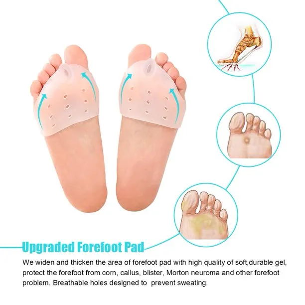 1 Pair Forefoot Toe Pad