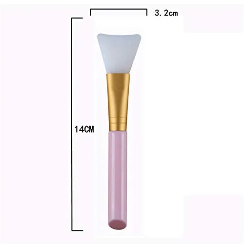 1 Silicone Face Cleanser Plus 5 PCS Silicone Face Mask Brush, Mask Beauty Tool Soft Silicone Facial Mud Mask Applicator Brush tool, Applicator for Mud, Clay, Charcoal mixed mud, and Body Butter Applic