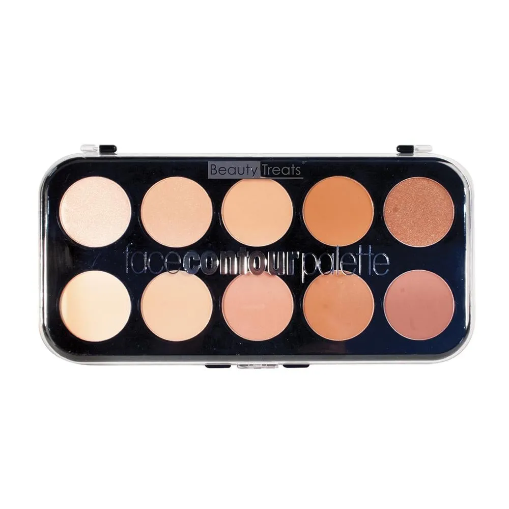 10 Color Face Contour Powder Palette