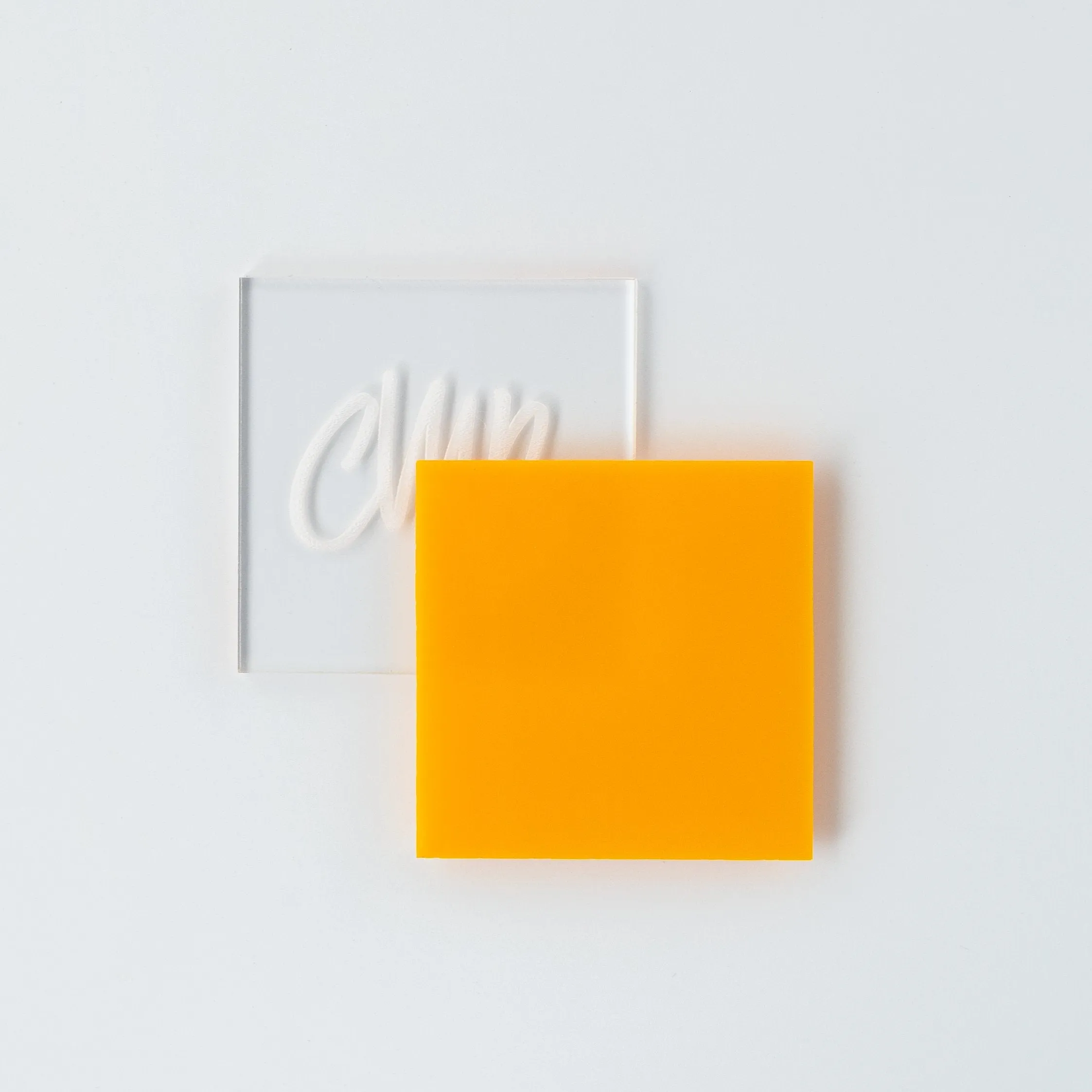 1/16" Gloss Golden Yellow Cast Acrylic Sheets | 2016