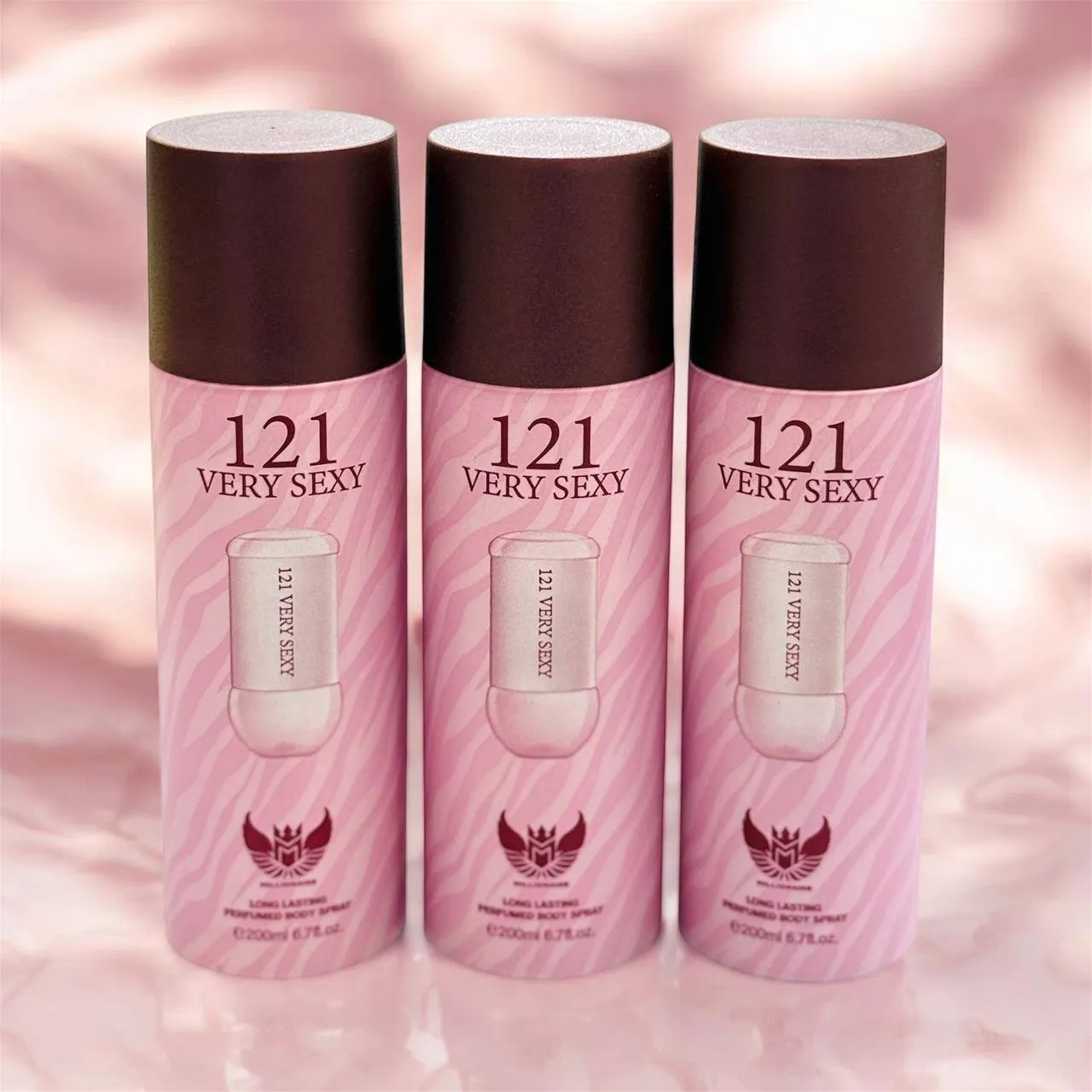 121 VERY SEXY Millionaire Long Lasting Perfumed Body Spray 200ml