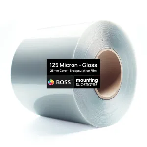 125 Micron Gloss Encapsulation Film - 25mm Core
