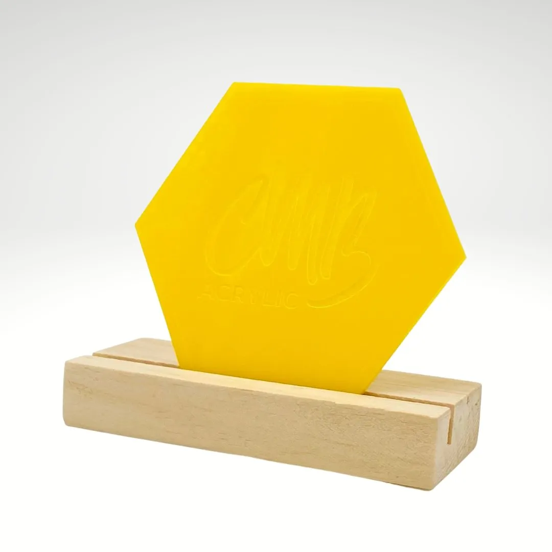1/8" Gloss Yellow Cast Acrylic Sheets | 2037