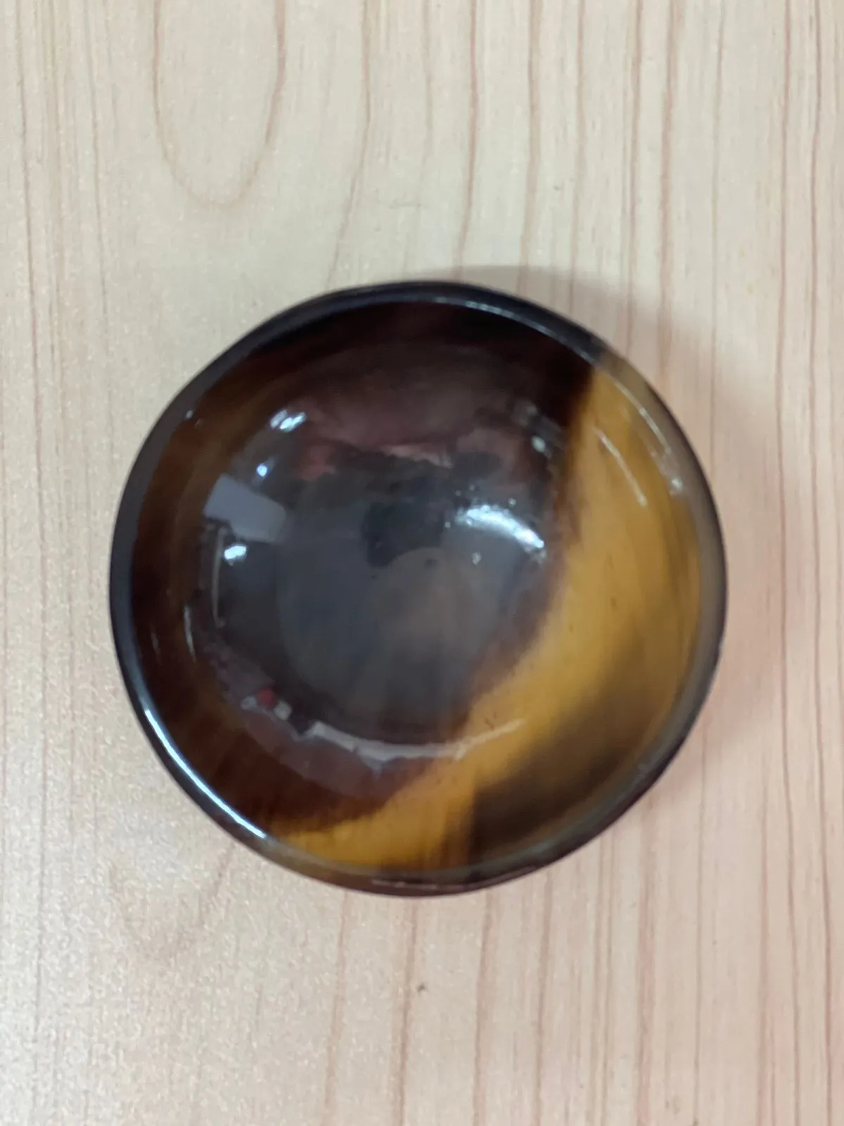 2 Tone Brown Gold Bowl 7cm