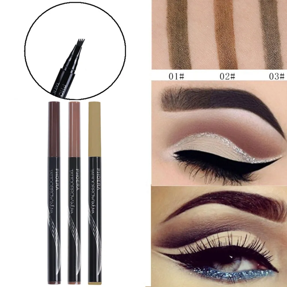 3 Color High-end Automatic Matte Eyebrow Pencil Waterproof