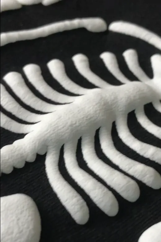 3D Super Puff Heat Transfer Vinyl - Gray