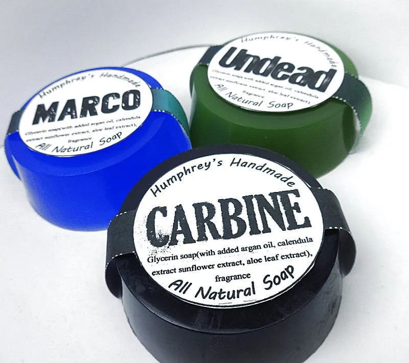 .45 Men's Glycerin Soap | Beard Wash | Barbershop Scent| Bergamot | Basil | Oakmoss