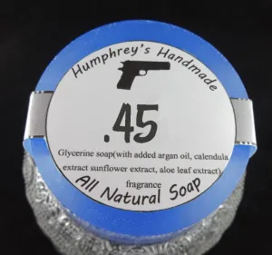 .45 Men's Glycerin Soap | Beard Wash | Barbershop Scent| Bergamot | Basil | Oakmoss