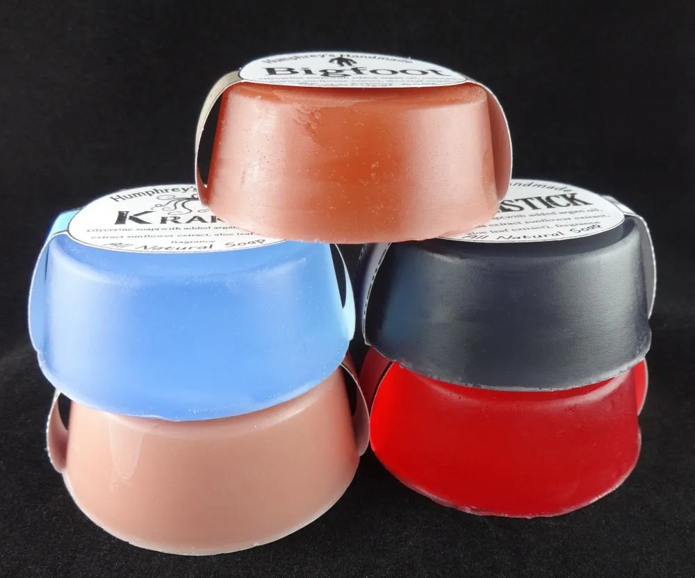 .45 Men's Glycerin Soap | Beard Wash | Barbershop Scent| Bergamot | Basil | Oakmoss