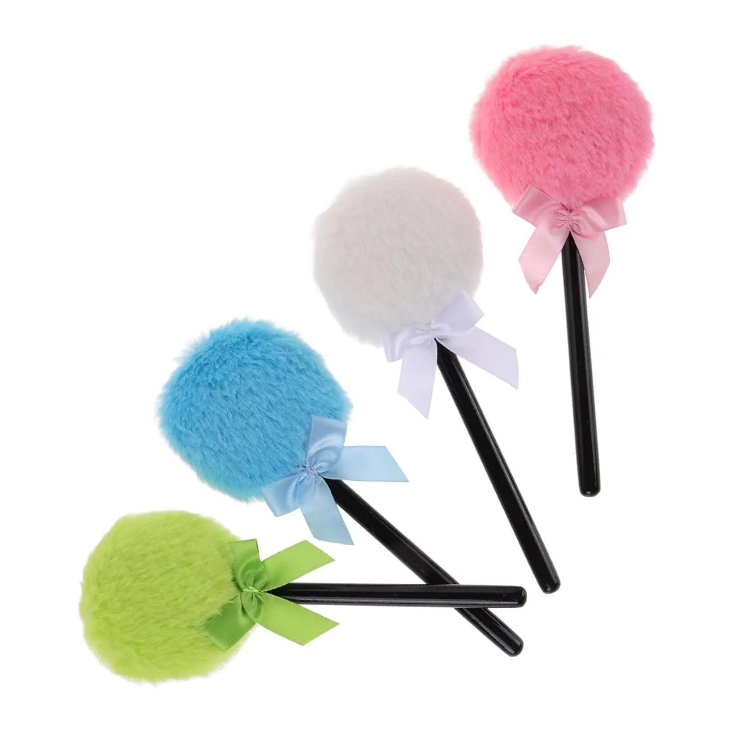 4pcs Fluffy Powder Puff for Body Plush Makeup Applicator for Smooth Application