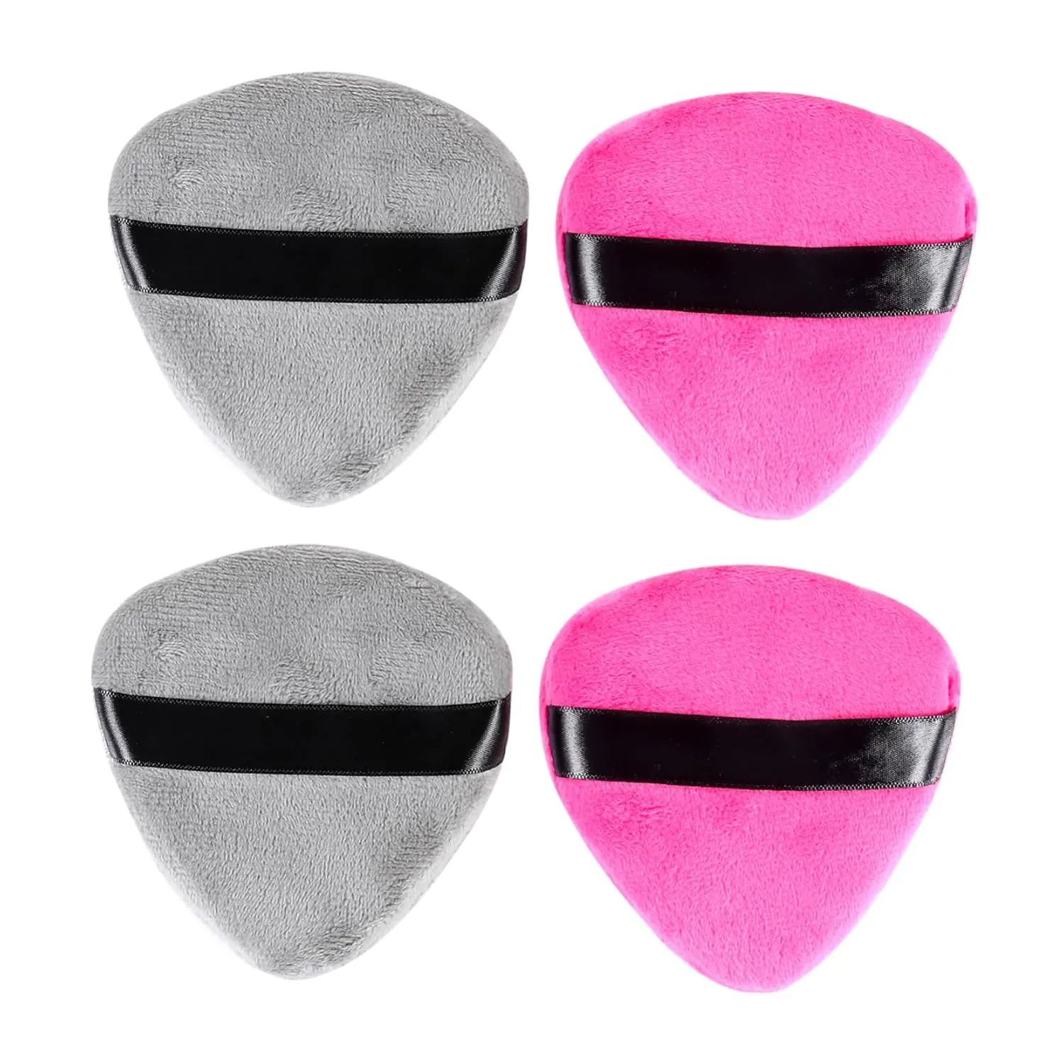 4pcs Setting Powder Puff Water Drop Shape Makeup Loose Powder Puff Beauty Tools