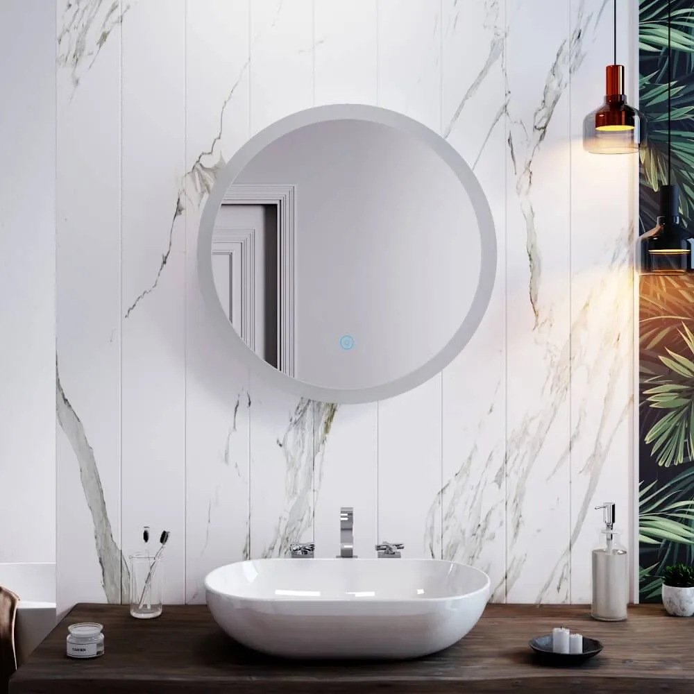620 840mm Back&Front LED Light Bathroom Mirror