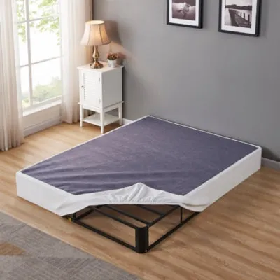 8 Inch Chime Innerspring King Mattress in a Box with Foundation King Foundation
