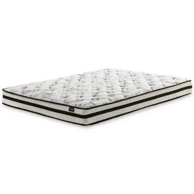 8 Inch Chime Innerspring King Mattress in a Box with Foundation King Foundation