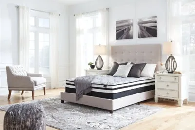 8 Inch Chime Innerspring King Mattress in a Box with Foundation King Foundation