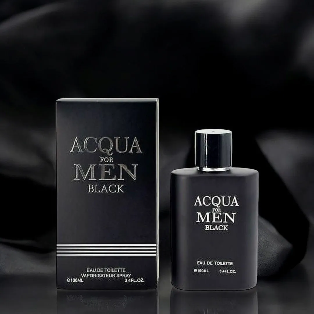 Acqua  For Men Black Eau De Toilette EBC2090-3 - 3.4 fl oz