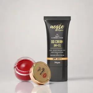 Aegte Organics Skin Corrector DD Cream SPF 25   &  Lip and Cheek Tint Balm