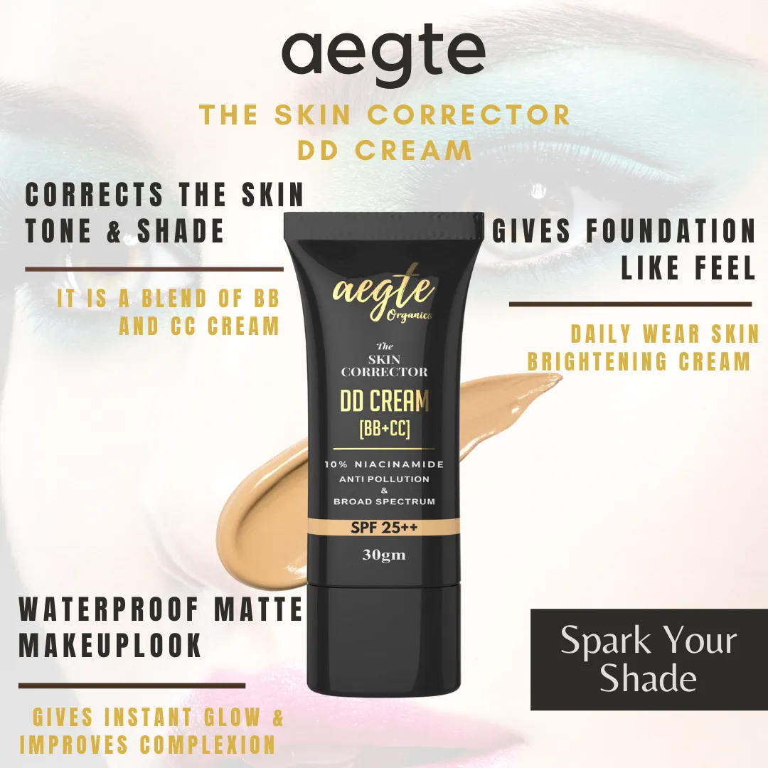 Aegte Organics Skin Corrector DD Cream SPF 25   &  Lip and Cheek Tint Balm