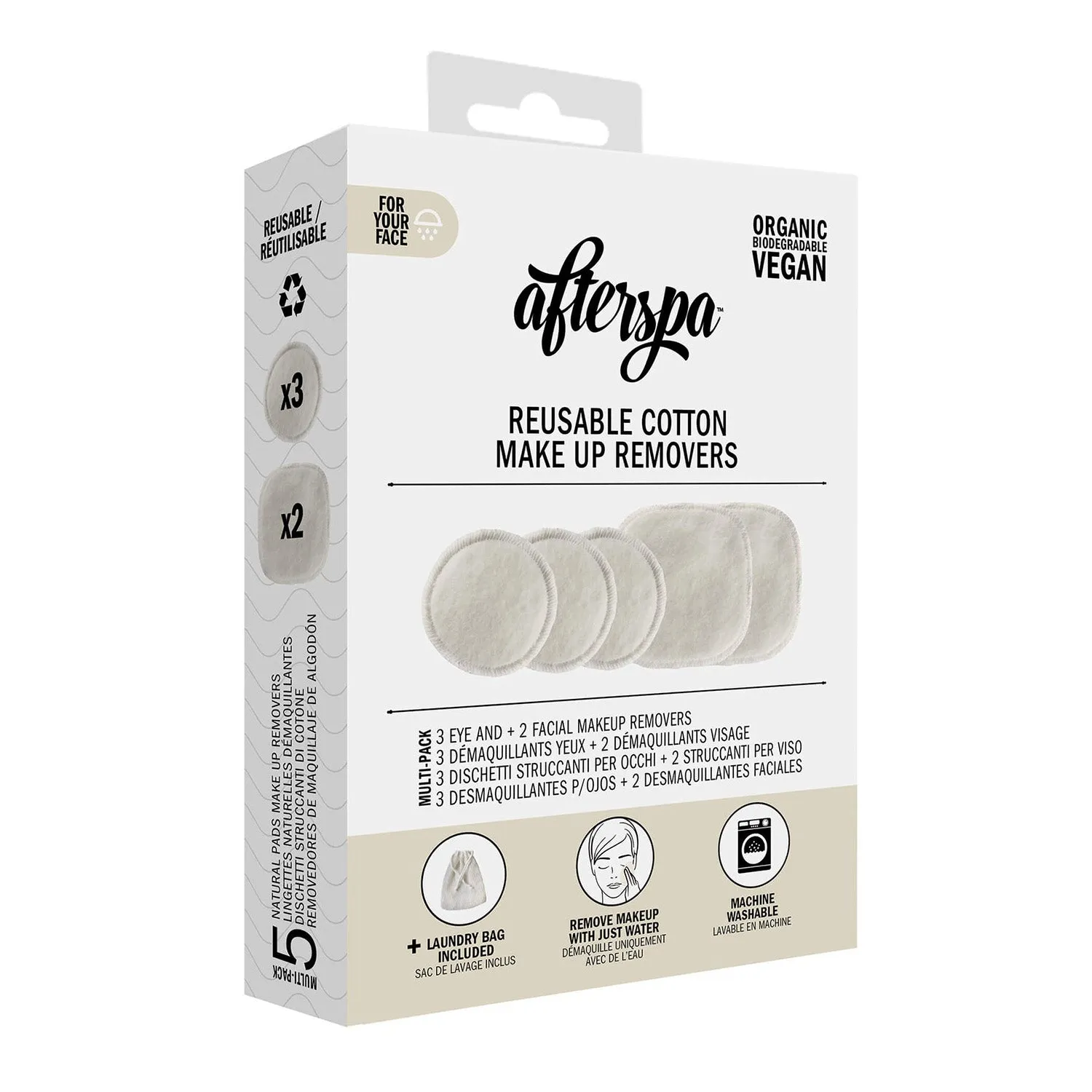 Afterspa Reusable Makeup Remover Cotton Pad
