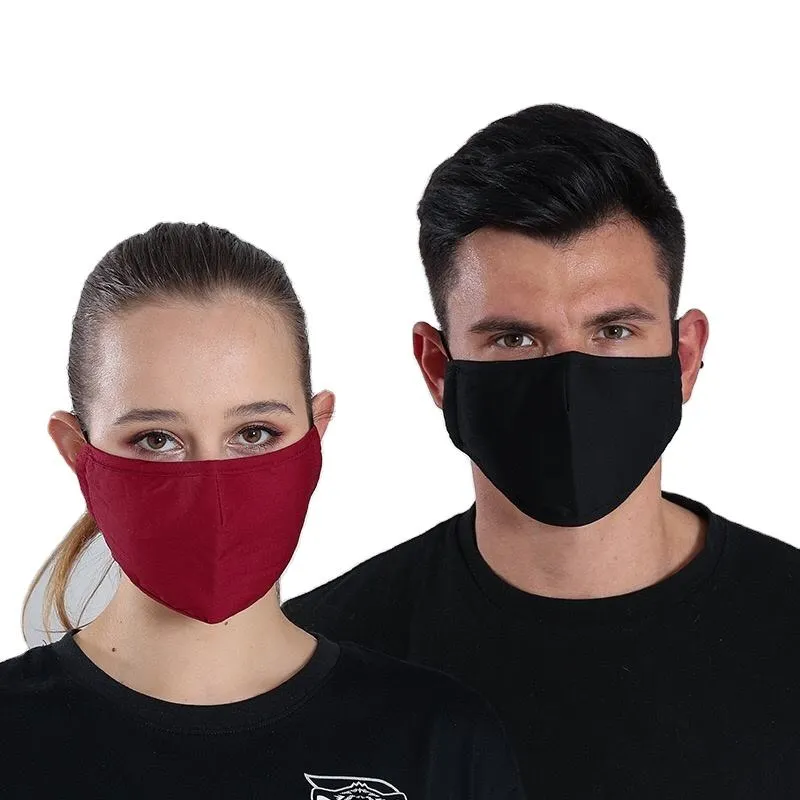All Cotton Fabric Face Mask With Nose Wire Filter PM2.5, Washable, Reusable