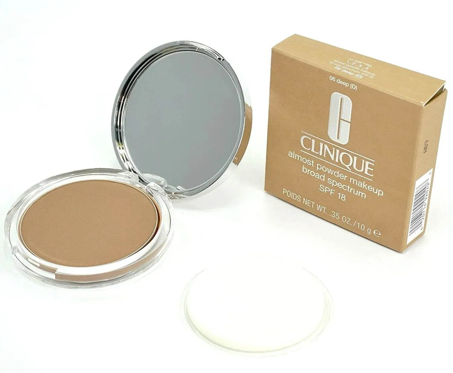 ALMOST POWDER FOUNDATION 0.35 OZ DEEP /ALMOST POWDER MAKEUP BROAD SPECTRUM SPF 18 #06 DEEP .35 OZ SPF 18