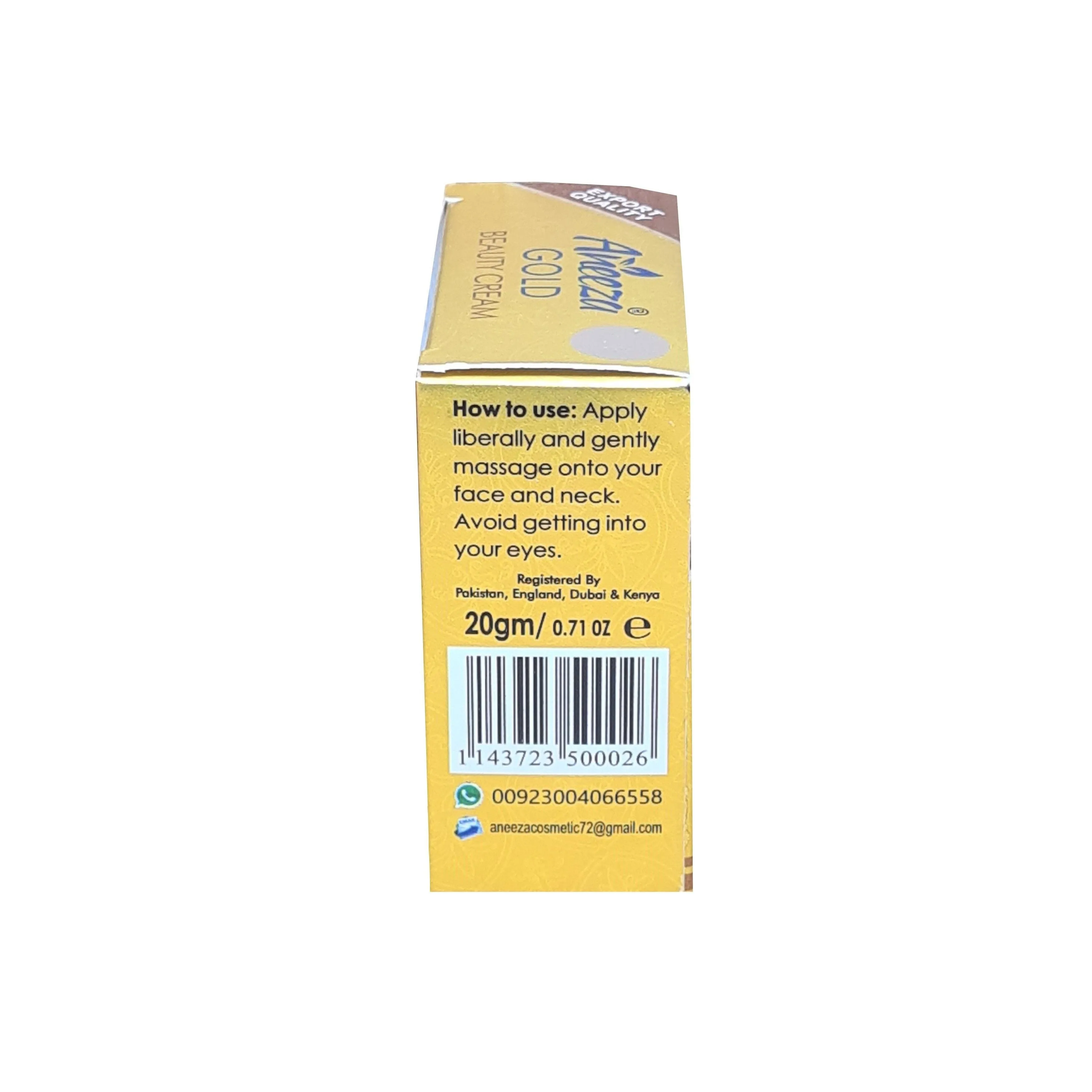 Aneeza Gold Beauty Cream - 20gm (Pack Of 3)