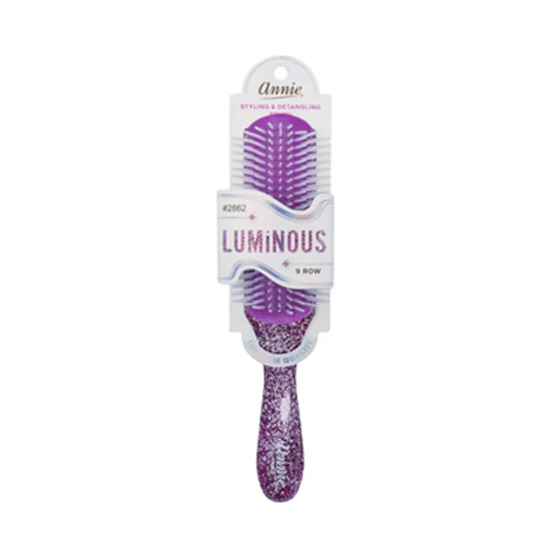 ANNIE #02862 Luminous 9 Row Styling Brush [ASSORTED COLOR]