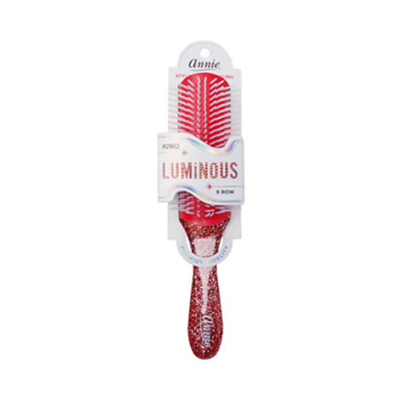 ANNIE #02862 Luminous 9 Row Styling Brush [ASSORTED COLOR]