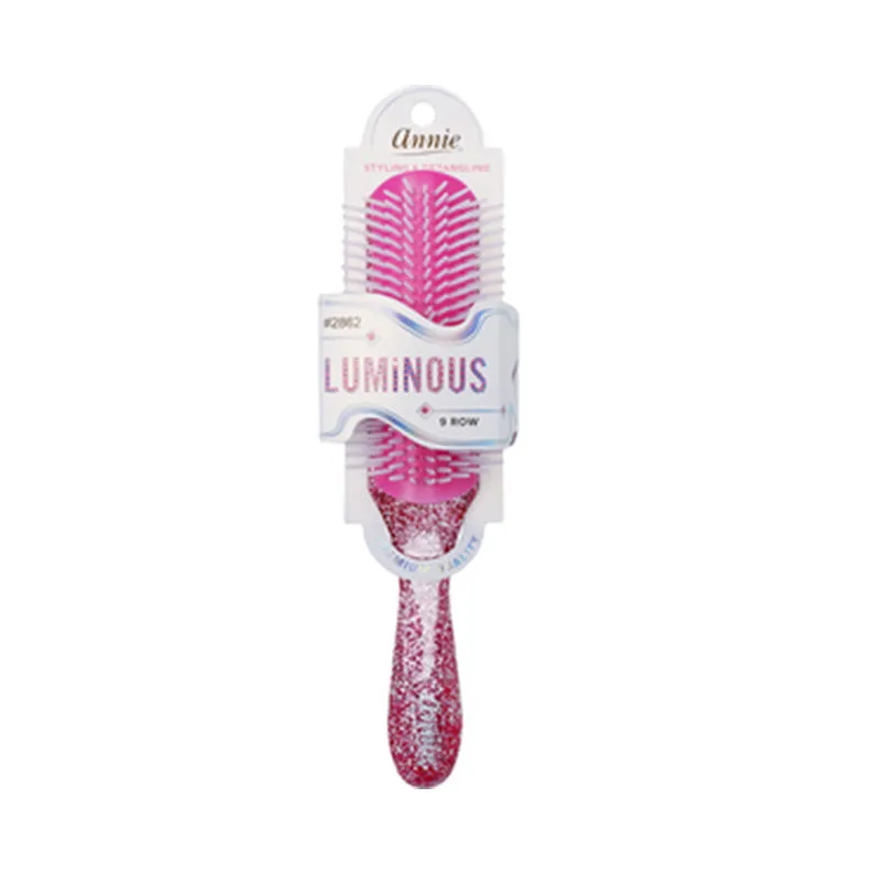 ANNIE #02862 Luminous 9 Row Styling Brush [ASSORTED COLOR]