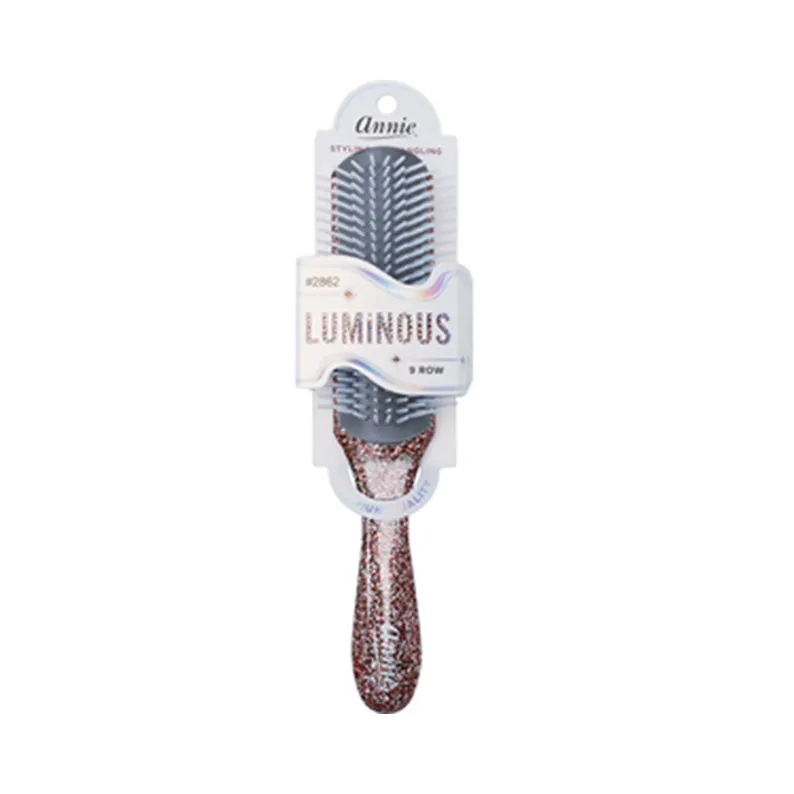 ANNIE #02862 Luminous 9 Row Styling Brush [ASSORTED COLOR]