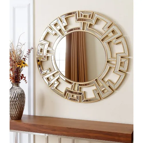 Antique Elegant Home Décor Round Wall Mirror