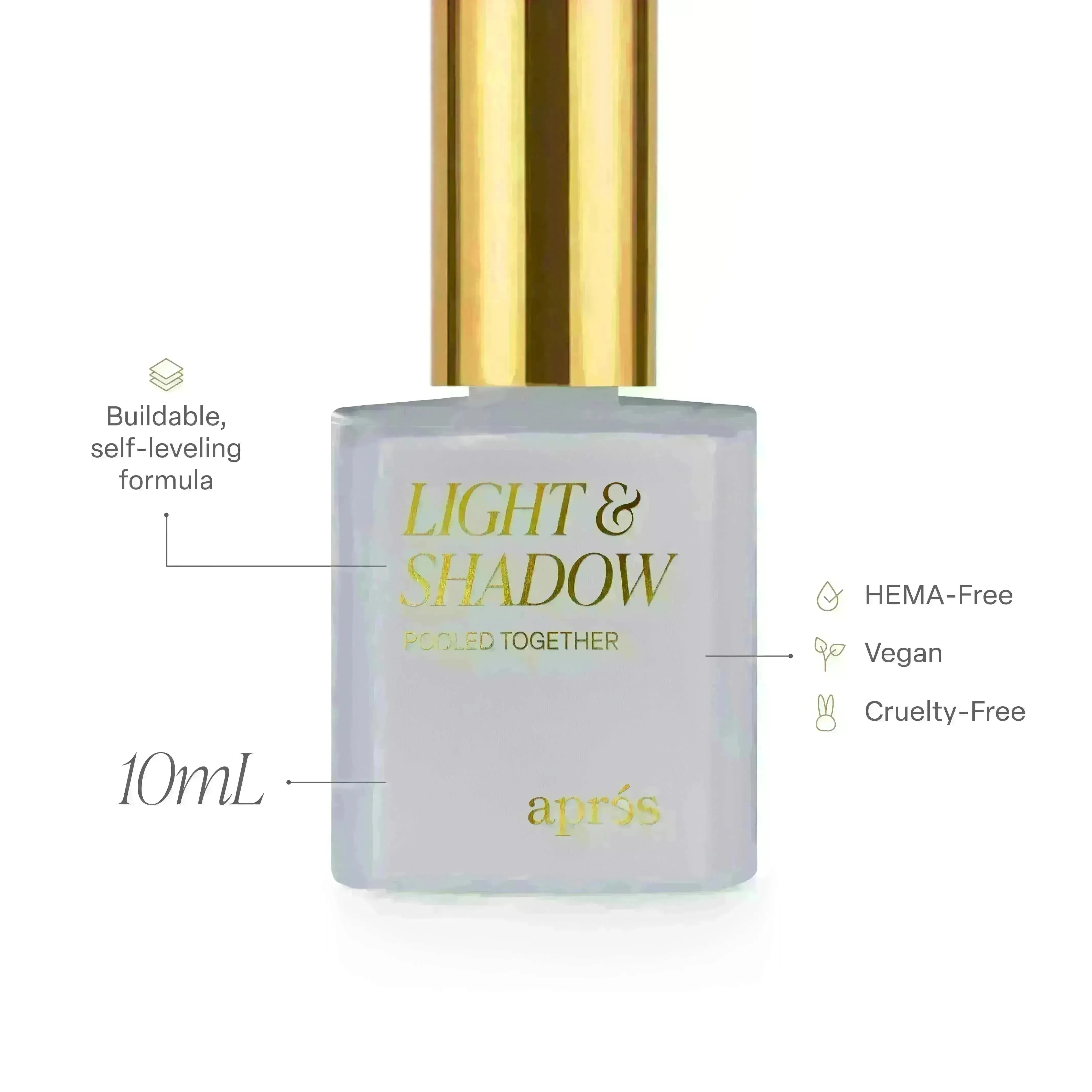 Apres	Gel	Light & Shadow	Sheer Gel Couleur 10mL| 0.3 fl oz	I Vow to You	AP-SHGC-709