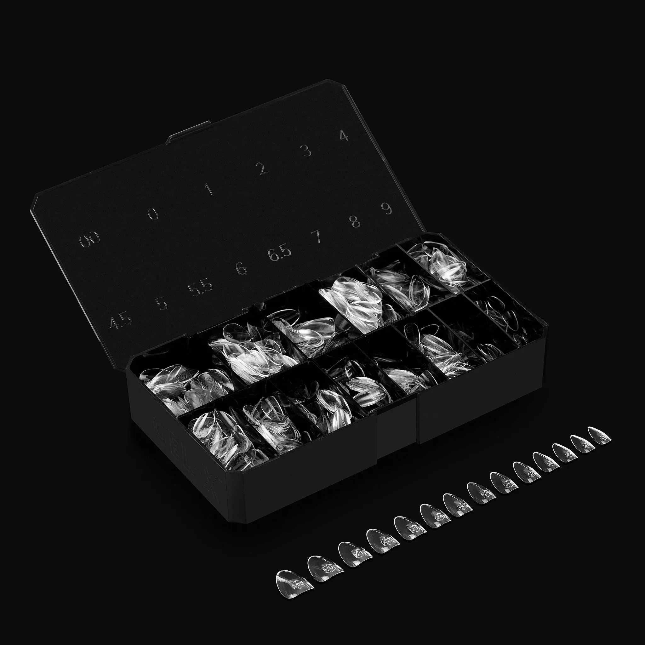APRES GEL-X TIPS - SCULPTED ALMOND SHORT [600 PCS]