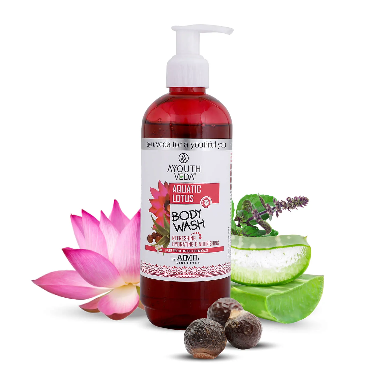 Aquatic Lotus Body Wash  With Super Hydrating & Refreshing Formula -(Net Qty-300ml)