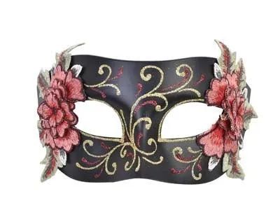 Aria Eye Mask Black and Red