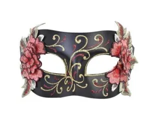 Aria Eye Mask Black and Red