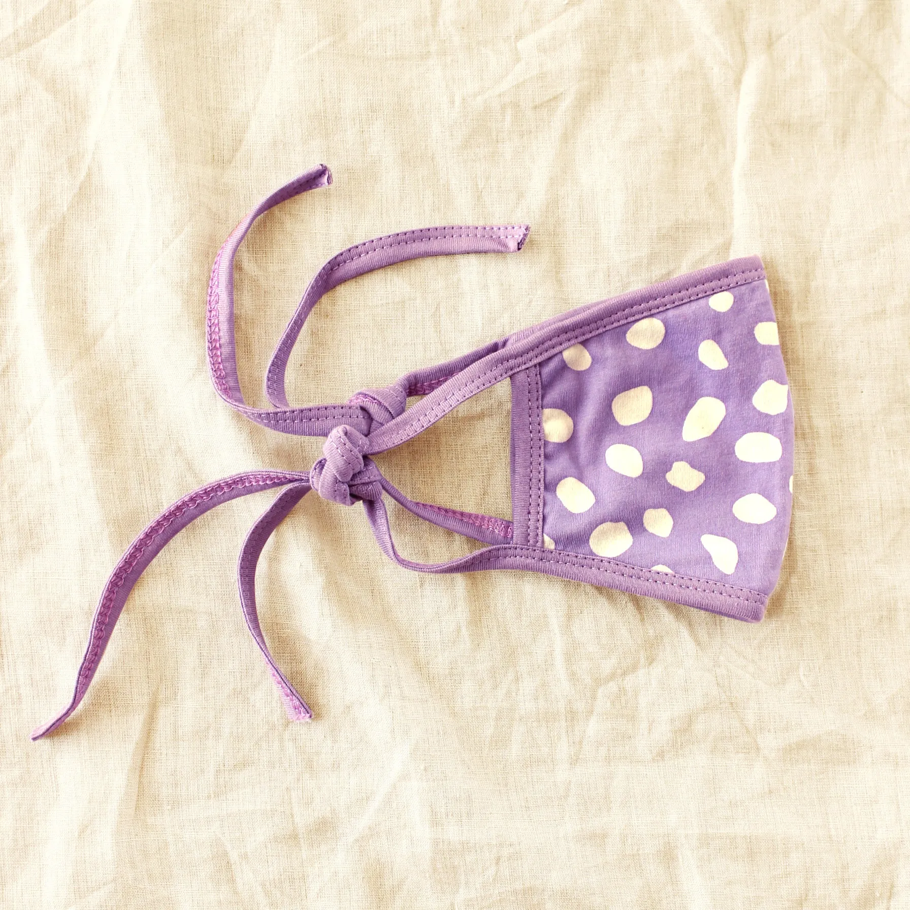 ARNOLDI 3-ply All-size Organic Cotton Face Mask (Waterproof), in Lilac