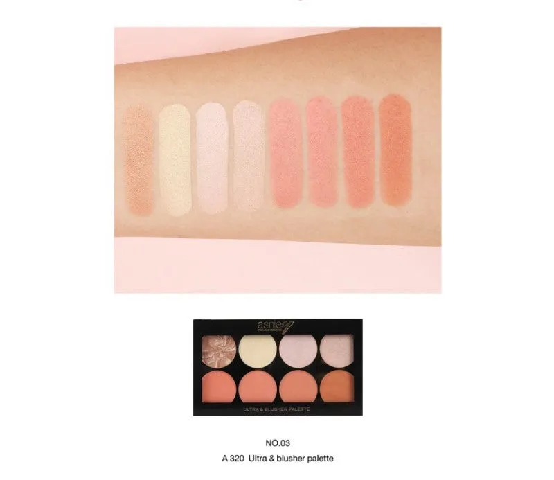 Ashley Ultra & Blusher Palette 6 Colors A-320-03 (Thai)