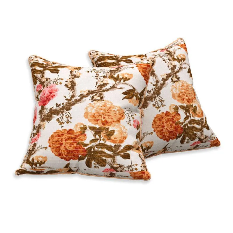 Ashrutha Floral Cushion Cover - Set Of Two
