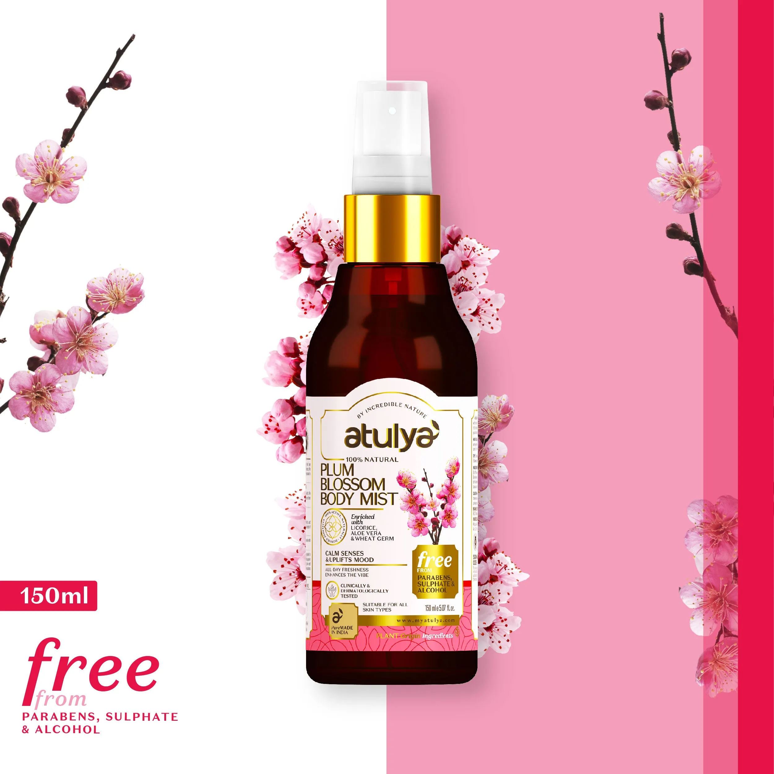 atulya Plum Blossom Body Mist