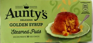 Aunty's Golden Syrup Sponge Pudding 2pk (2 x 95g)