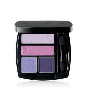 Avon True Color Eyeshadow Quad | Purple Pop