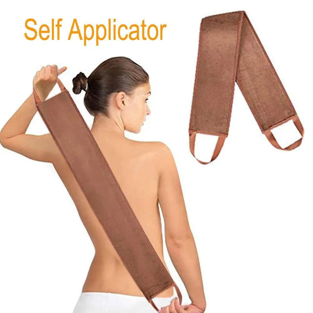 Back Lotion Applicators, Apply Lotion To Back Easily, Back Buddy Lotion Applicator For Back Self Applicator, Work With Self Tanning Mitt, Non- Absorbent Band. Dark