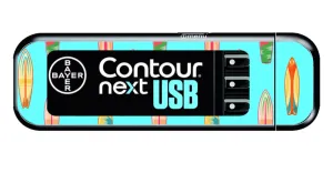 Bayer Contour Next USB Vinyl Sticker (Surfboards)