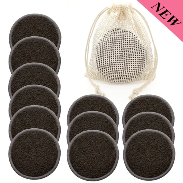 Beauty Reusable Bamboo Makeup Remover Pads