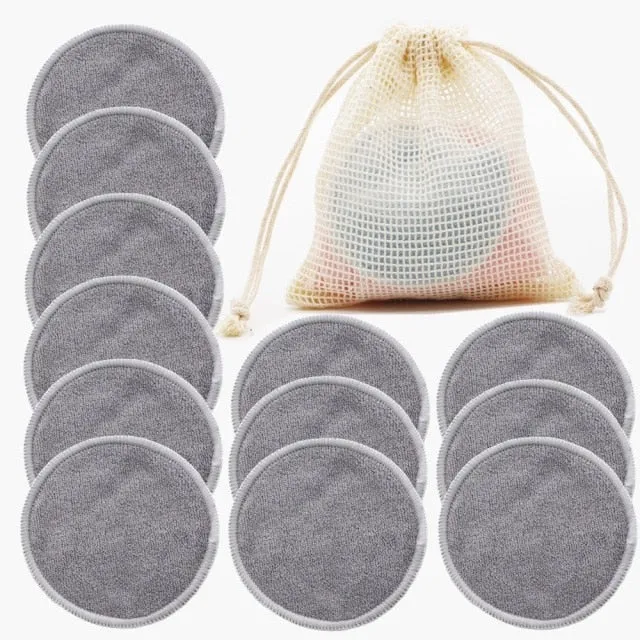 Beauty Reusable Bamboo Makeup Remover Pads