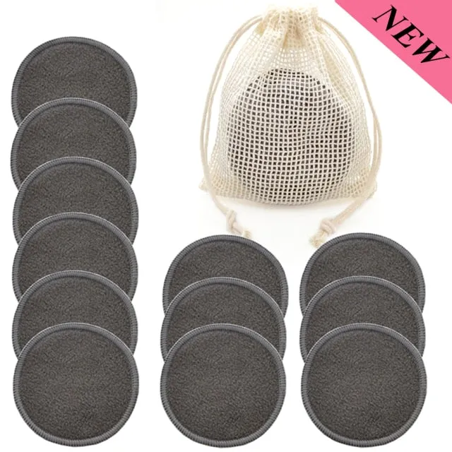 Beauty Reusable Bamboo Makeup Remover Pads